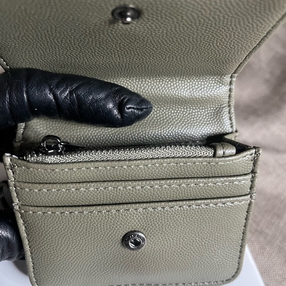 Steve Madden Bwren Flap Wallet with Keyring Color Olive green - Picture 5 of 6